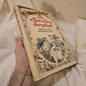 VTG 1973 The Marx Bros Scrapbook Book‎ Groucho Marx Richard Anobile Crown HC USA
